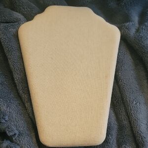 Elegant Cream Necklace Display Stand